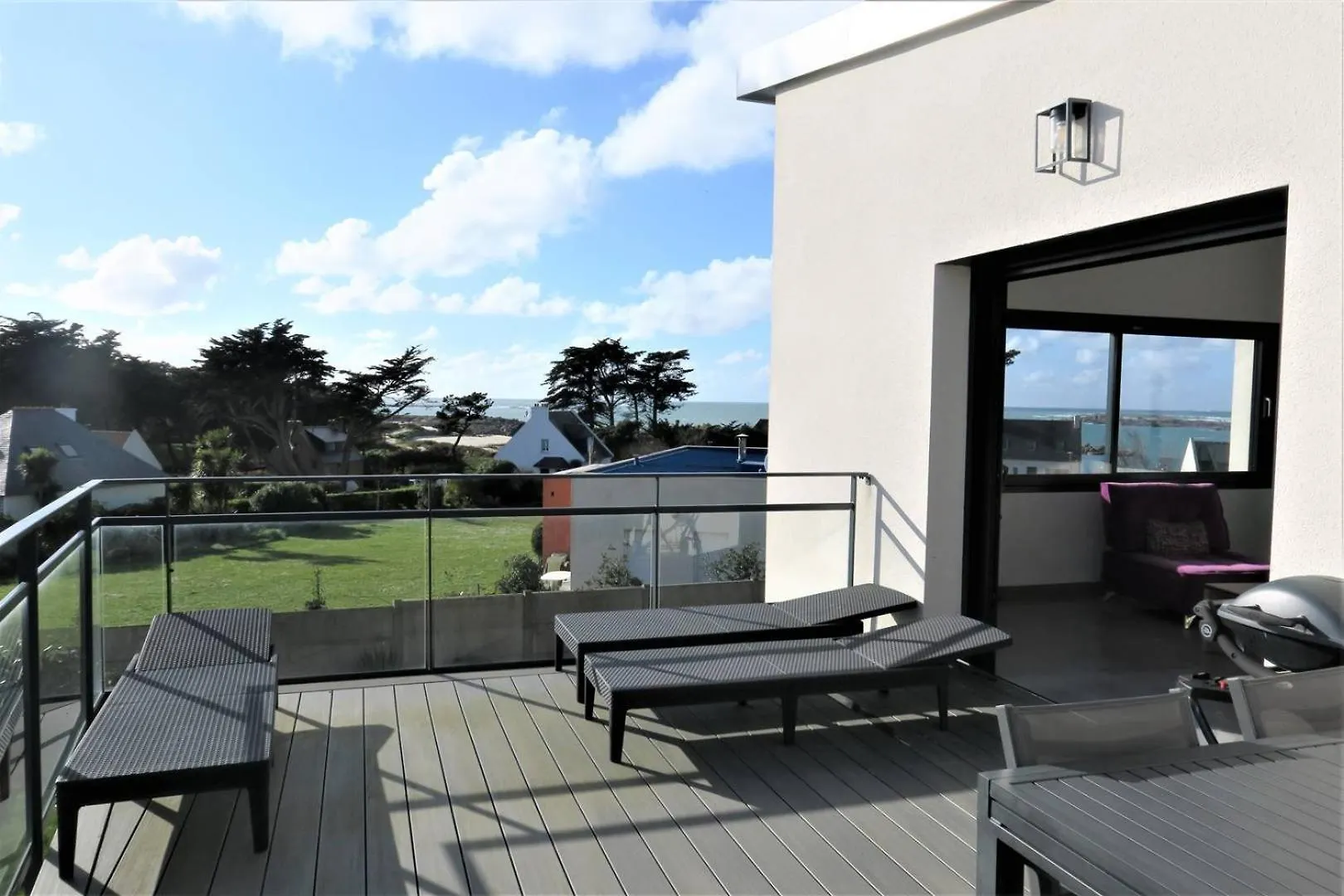Maison neuve Vue Mer 4 étoiles avec SAUNA à 150m de la plage à PLEUMEUR-BODOU - Ref 242