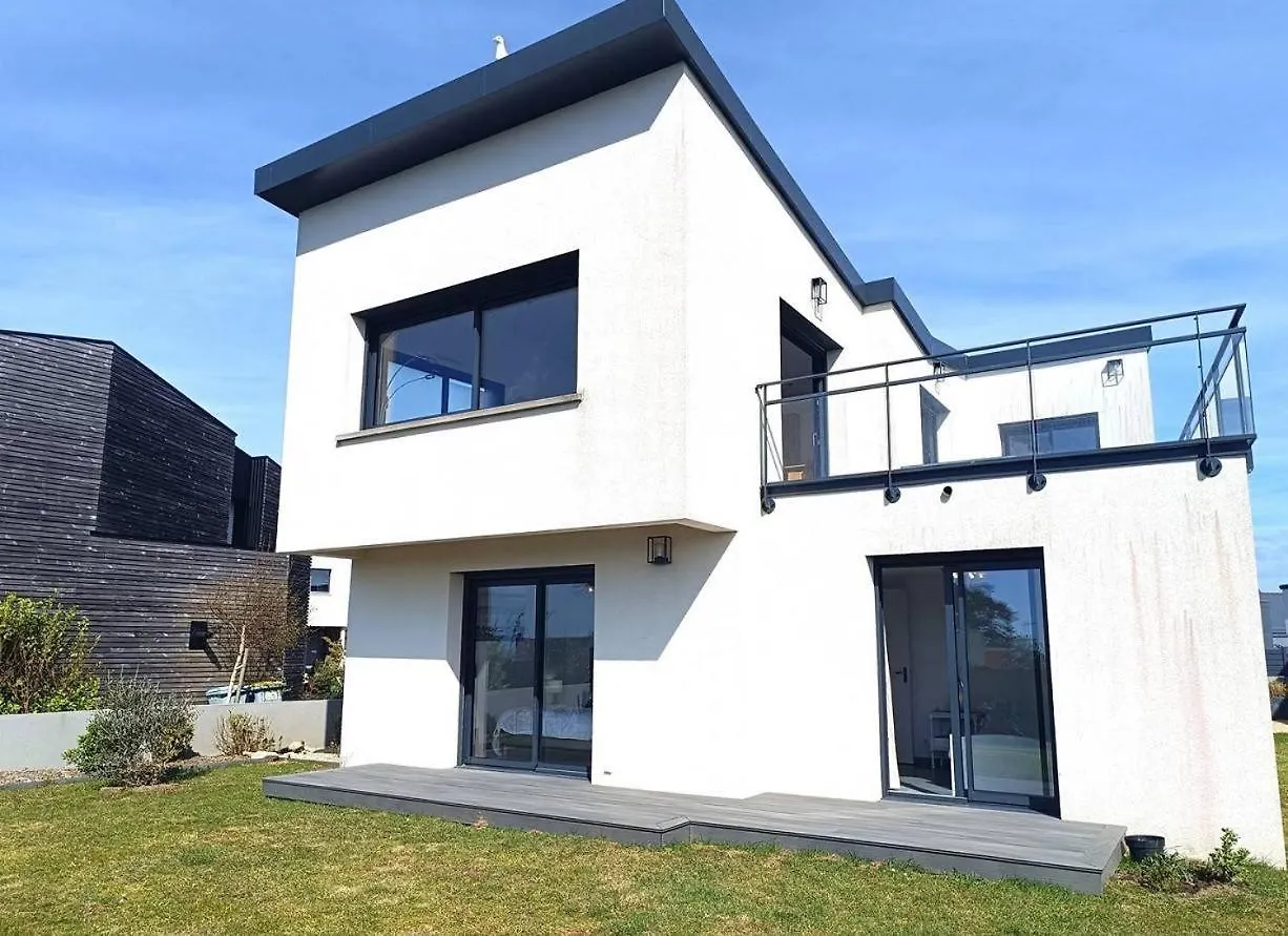 Villa Maison neuve Vue Mer 4 étoiles avec SAUNA à 150m de la plage à PLEUMEUR-BODOU - Ref 242