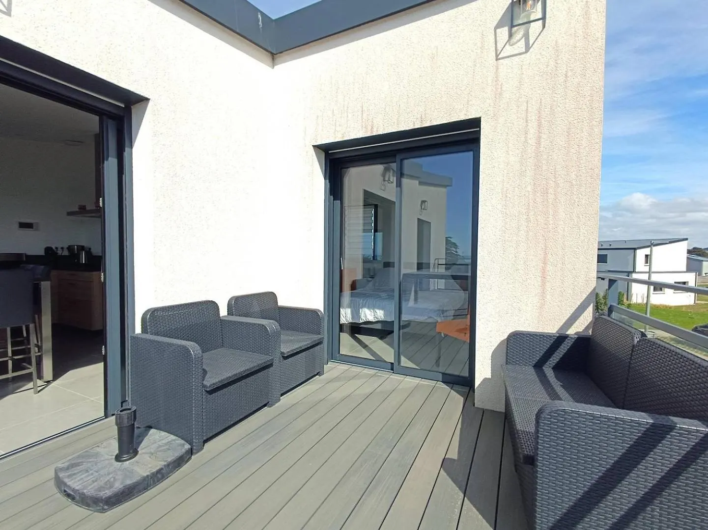 Maison neuve Vue Mer 4 étoiles avec SAUNA à 150m de la plage à PLEUMEUR-BODOU - Ref 242 Villa